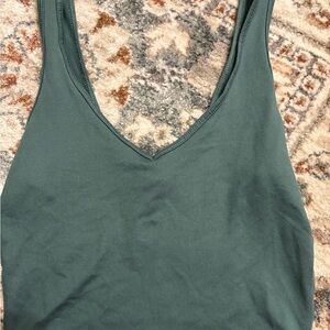 Hollister Teal V-Neck Top